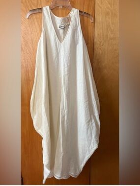 Flame Lagenlook cotton dress size m nwt